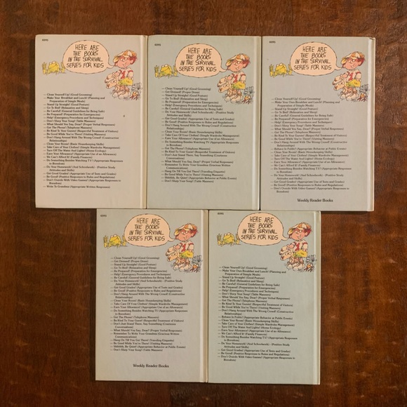 VTG The Survival Series for Kids What To Do When Your Mom Or Dad Says 10pc Books - Picture 8 of 16